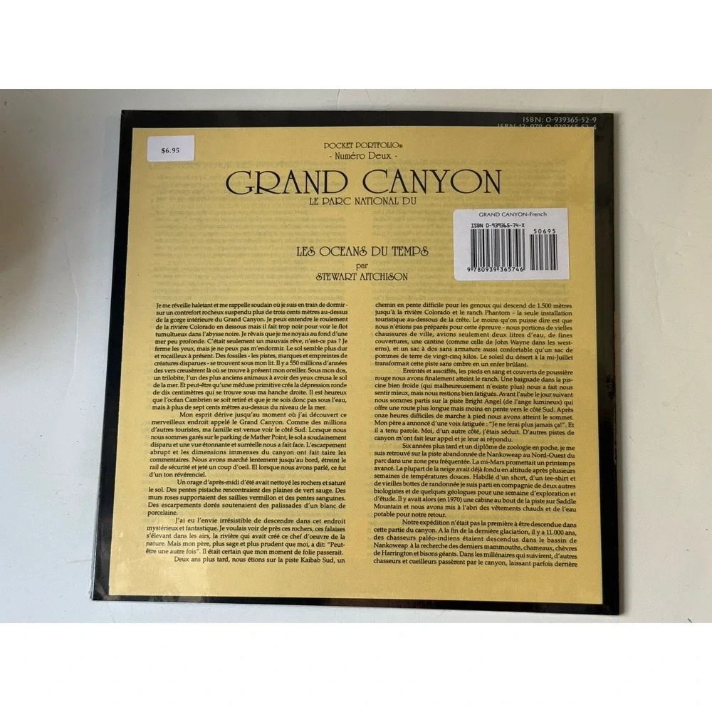 GRAND CANYON NATIONAL PARK: OCEANS OF TIME By Aitchison W/ RARE French Translate